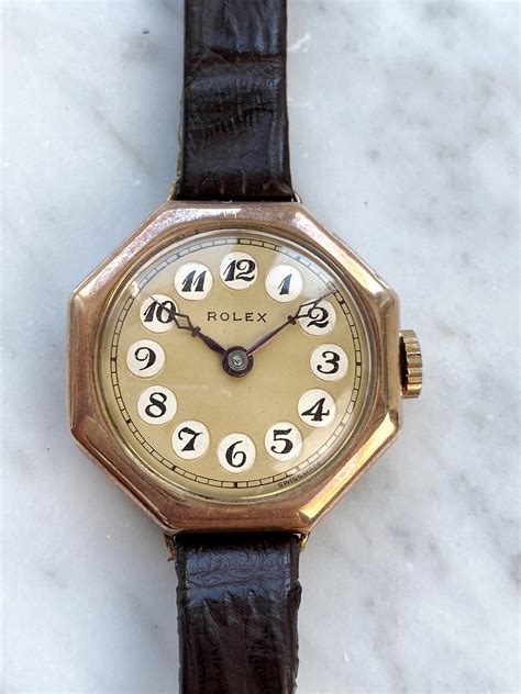 vintage rolex watches art deco|art deco Rolex gold.